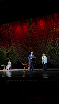 Minister of Culture of the Republic of Belarus Marat Sergeyevich Markov visited the ceremonial meeting of the Bolshoi Theatre of Belarus on the eve of the opening of the 94th theatre season